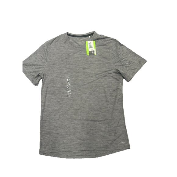 DSG Men’s Movement Tee Size Small Gray Moisture Wicking Training Shirt NWT - Picture 2 of 5